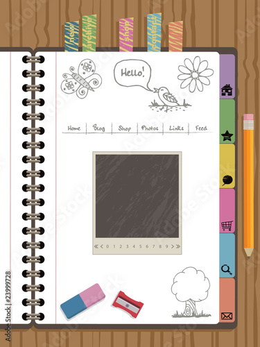 Fotografie notebook web navigation