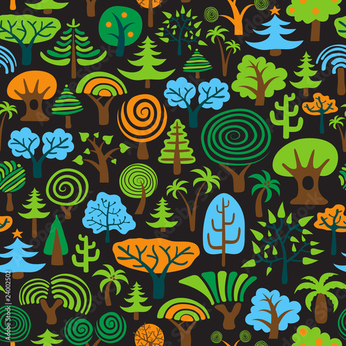 Tree Seamless Wallpaper