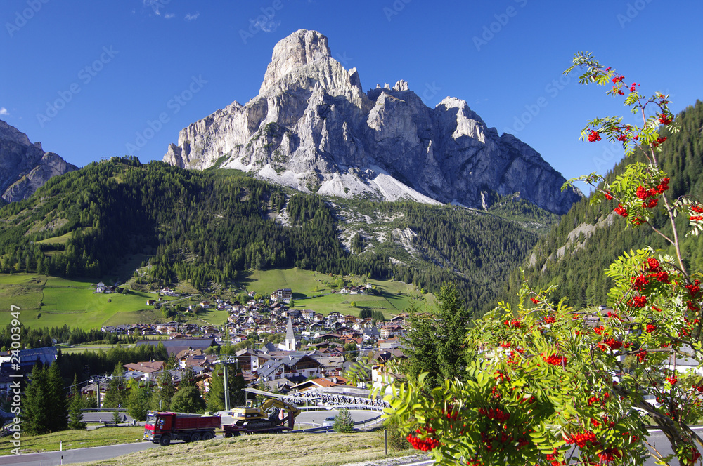 Die Postkarte von Corvara
