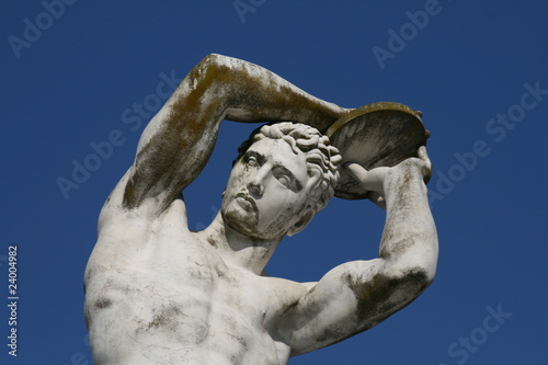 Roma, statua dello stadio dei marmi photo