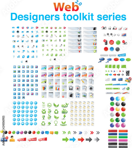 Designers toolkit series - huge collection of web graphics