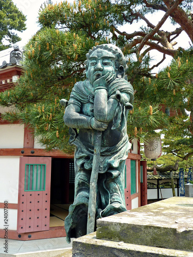 Buddhist statue, Zenkoji Temple, Nagano, Japan