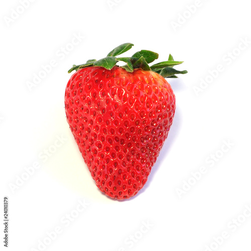 Strawberry on white background