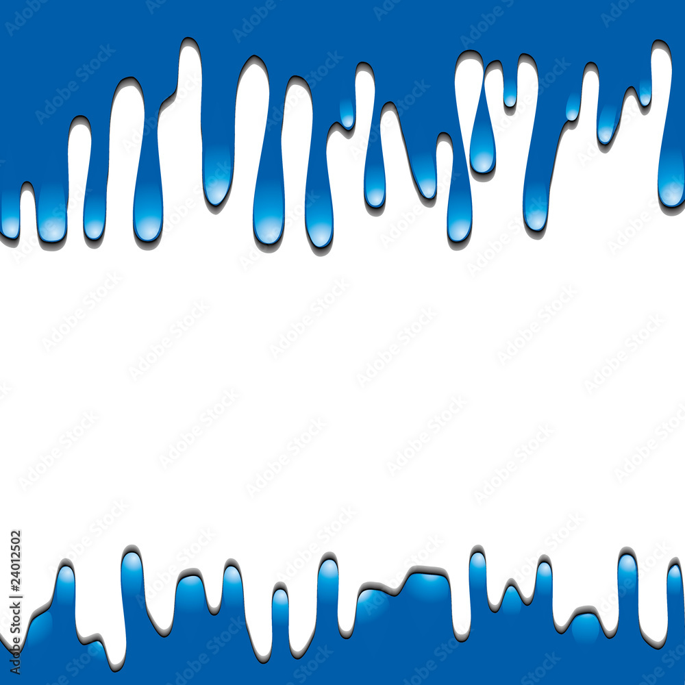 Blue paint splash isolated on white background, vector Blue paint splash isolated on white background, vector