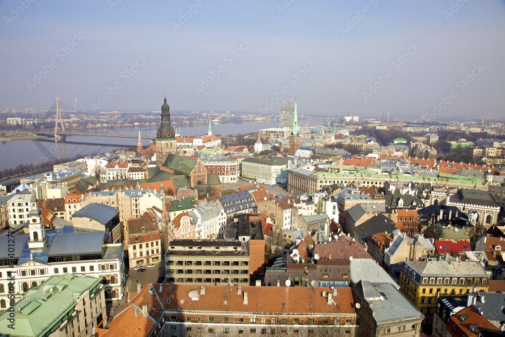 Riga bird view