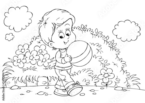 Playing boy