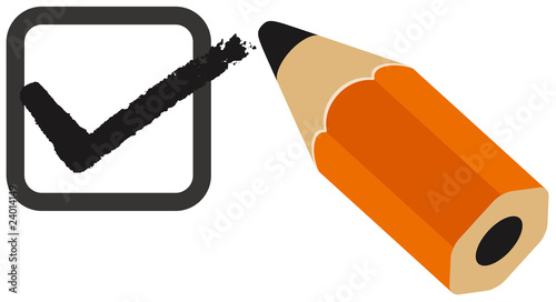 Questionnaire Check box Black