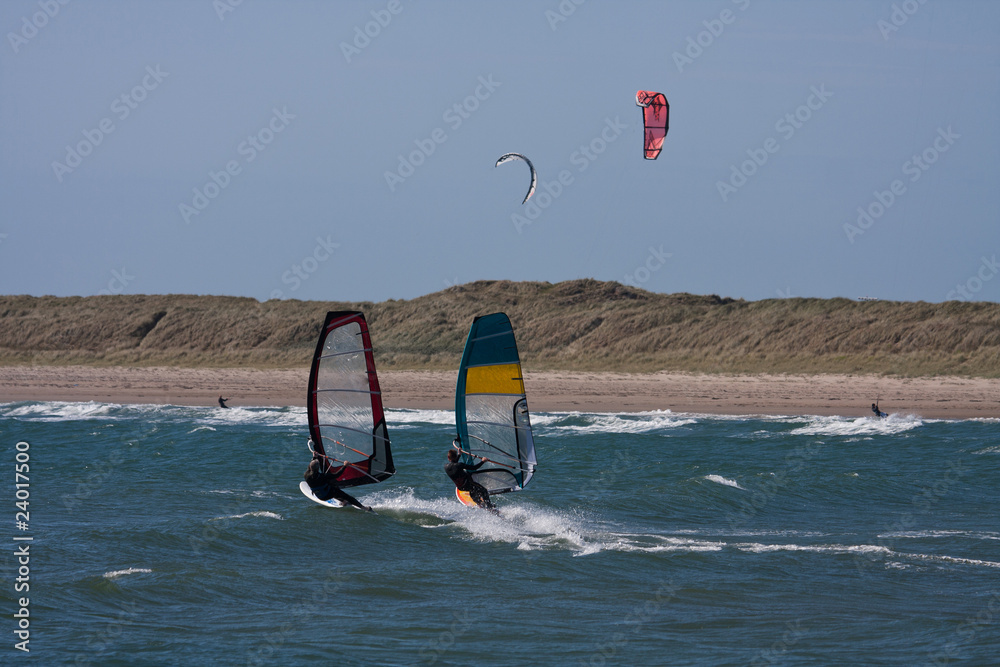 Fototapeta premium Strong winds at Rhosneiger