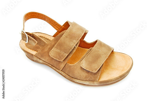 leather sandal