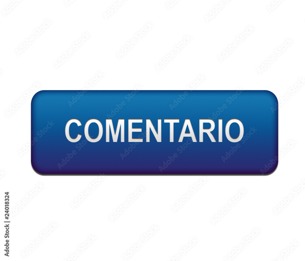 Boton azul COMENTARIO con textura Boton azul COMENTARIO con textura