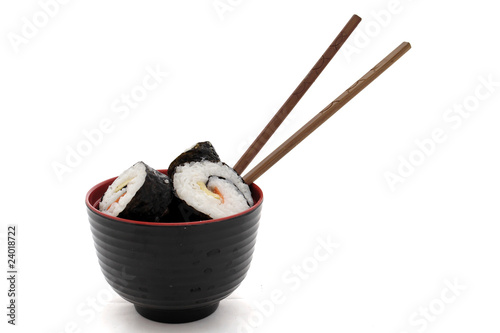 Bol japonais et sushis