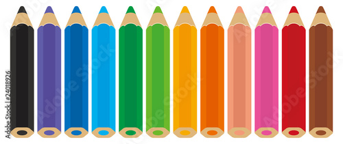 Colored Pencils Rainbow