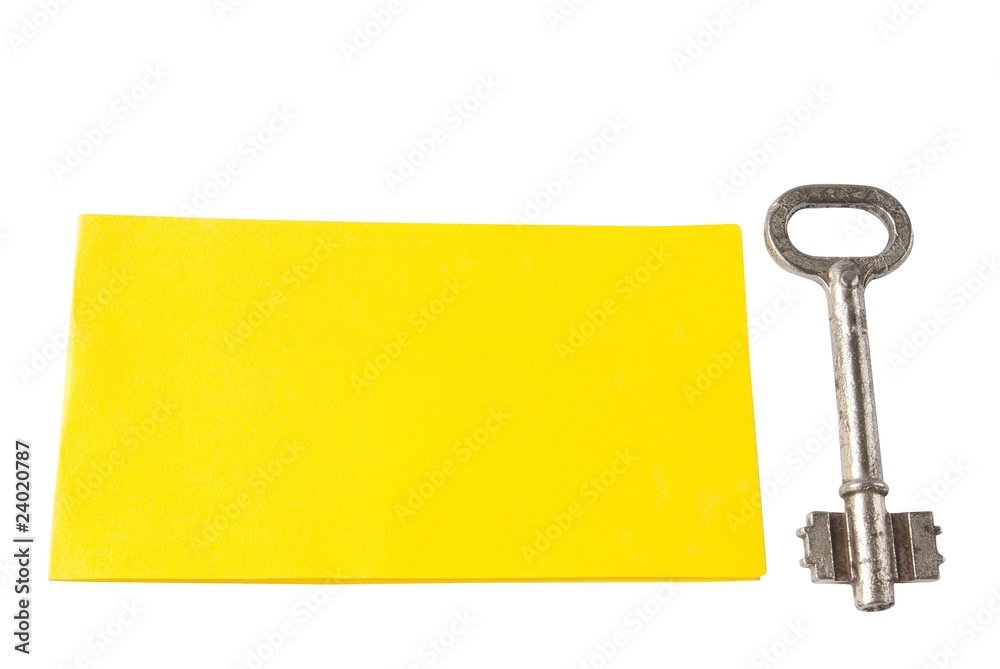 Paper Note with Key Paper Note with Key
