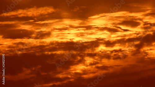 A timelapse of the setting sun