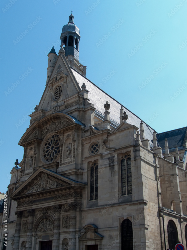 Eglise Saint-Etienne du mont, Paris, France