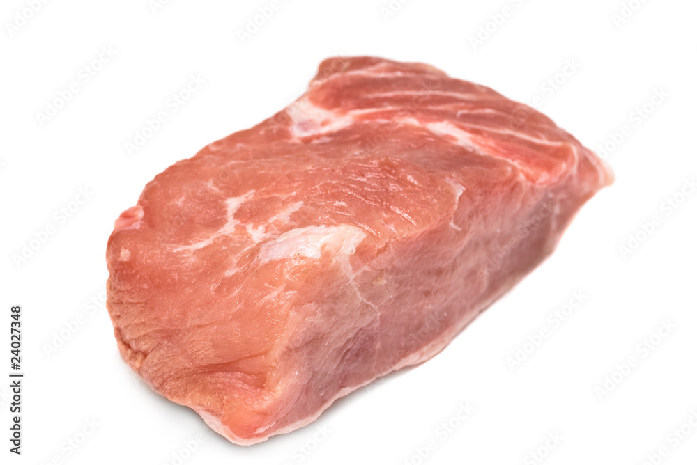 Raw filet of pork