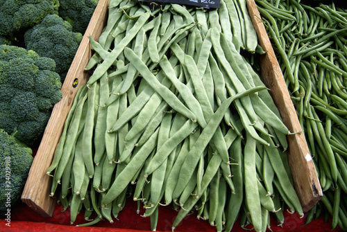 Fototapeta Naklejka Na Ścianę i Meble -  Étal de légumes verts