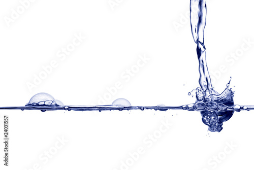 A splash of water.