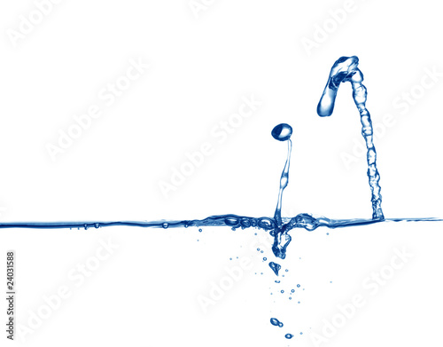 Water splashes
