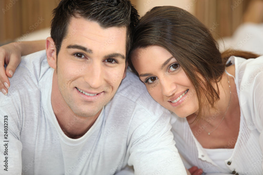 Portrait d'un couple amoureux