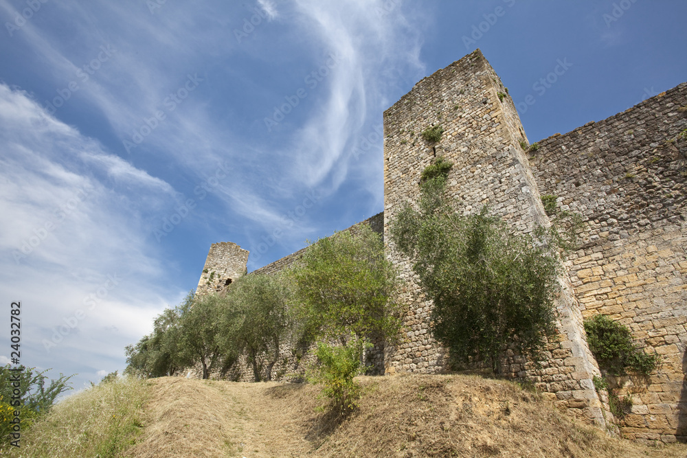 old castle in tuscany