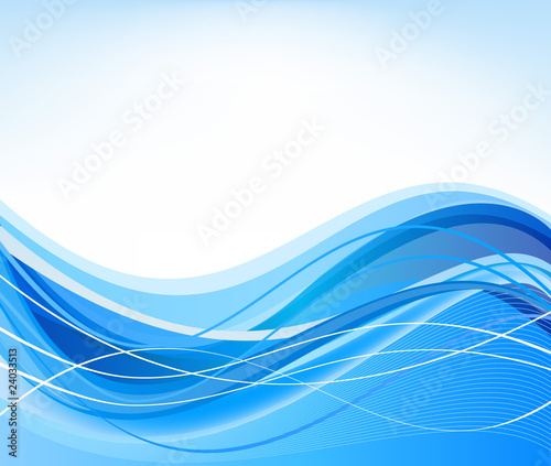 Abstract blue background vector