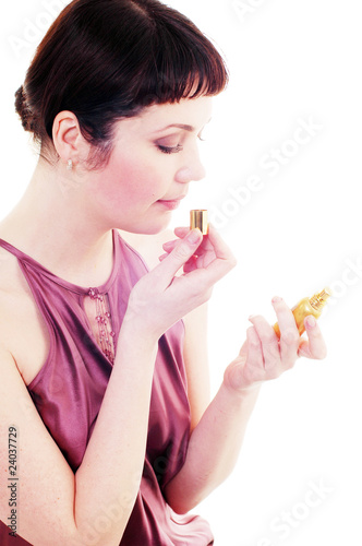 Woman with parfume