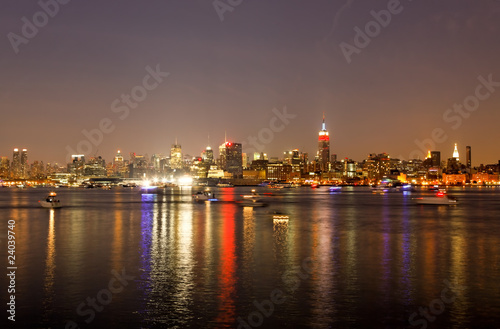 The Mid-town Manhattan Skyline