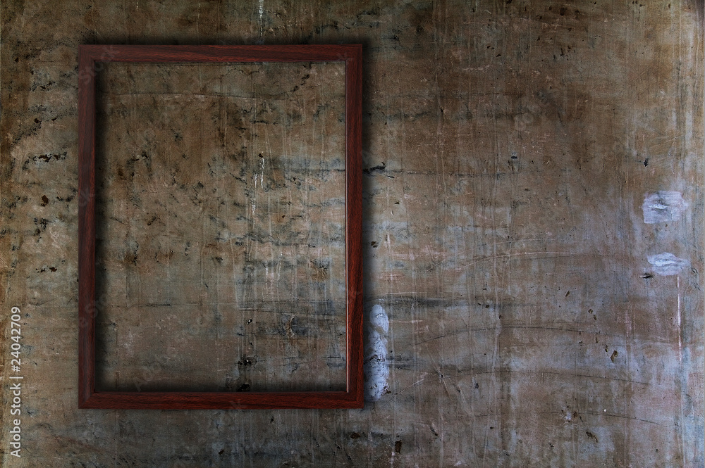 frame on wall frame on wall