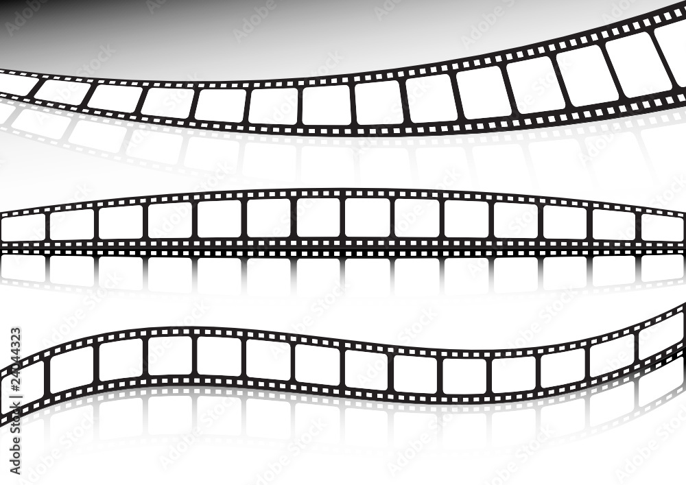 Film strip vector collection of backgrounds