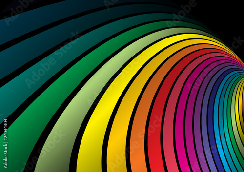 Colorful vector arcs for backgrounds