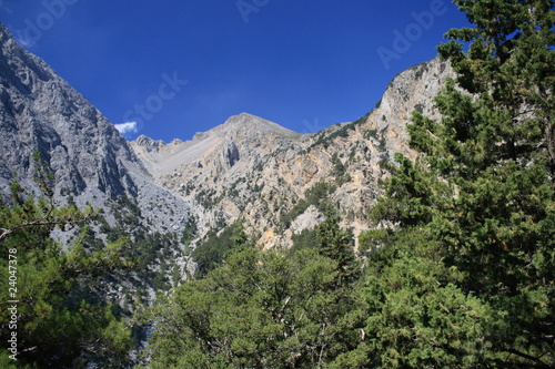 high mountains landscape
