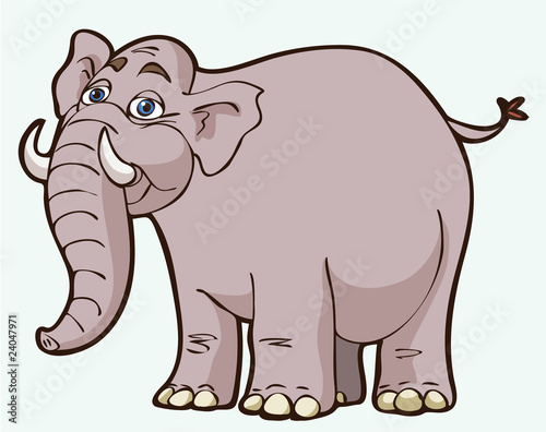 Cartoon elephant © Albert Ziganshin