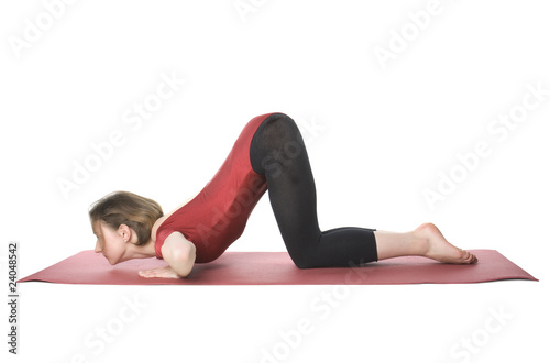 Exercising woman