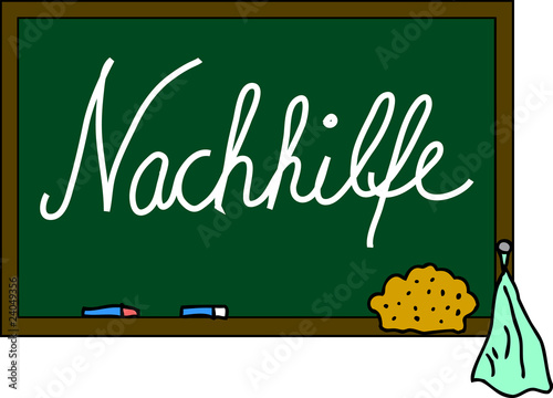 Schultafel Nachhilfe