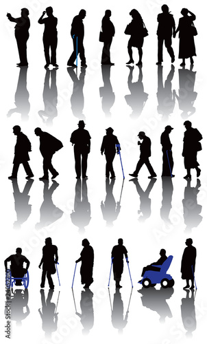 Old and disabled people