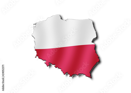 Cartina Polonia #24052371