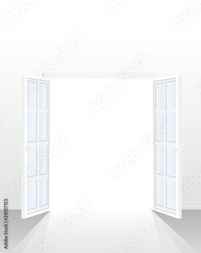opened doors