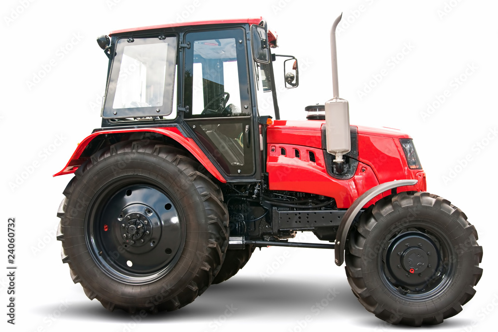 Obraz premium Red tractor