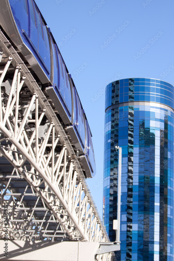 Monorail in the city