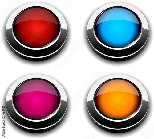 Round 3d buttons. Free Download Round 3d buttons. - GFXLoad