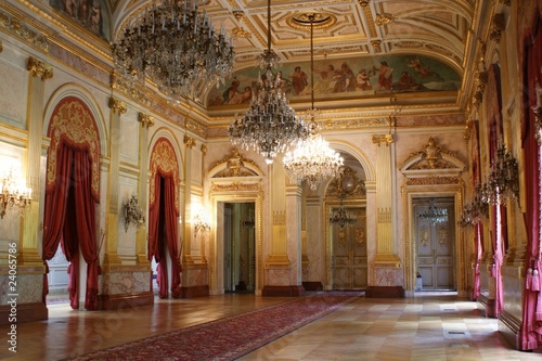 Canvas Print Salle des Fêtes, Palais Bourbon, Paris, France