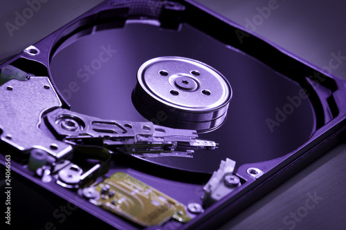 Insude Hard Disk drive