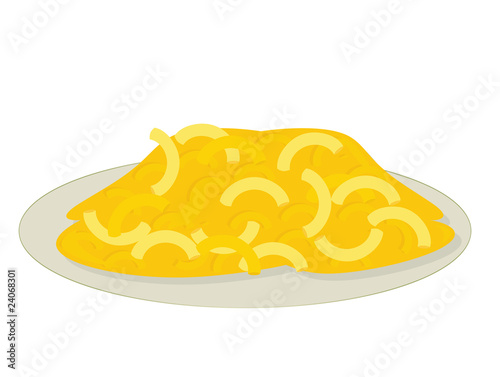 Macaroni and Cheese on plate