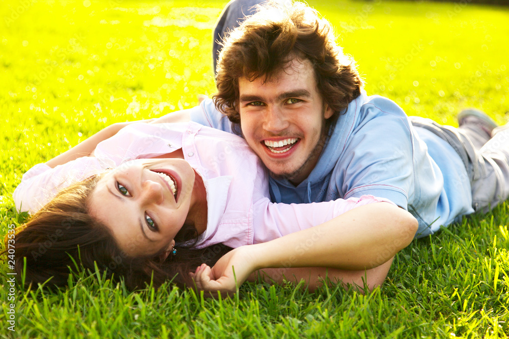 happy young couple happy young couple