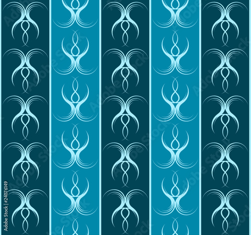 Tapete gestreift blau