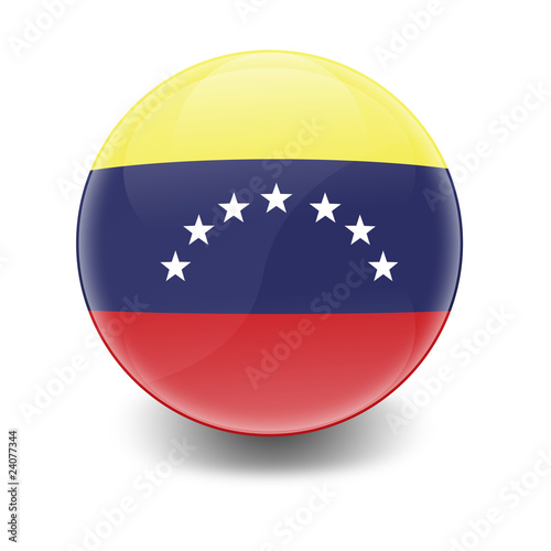 Free Download Esfera brillante con bandera Venezuela - GFXLoad