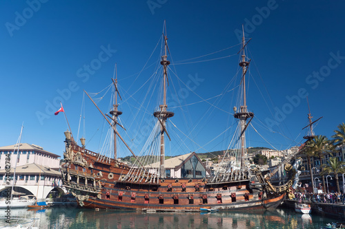 Canvas-taulu olg galleon - antico galeone