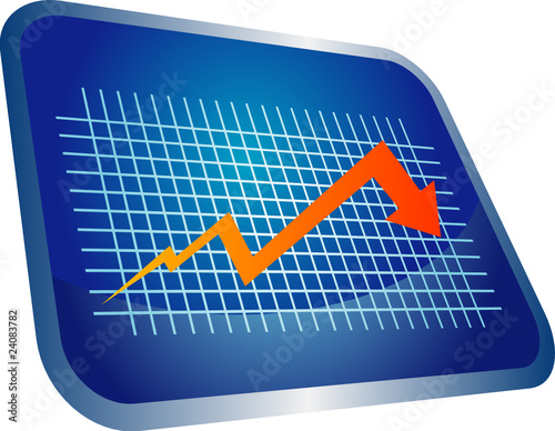 Economic recession graph