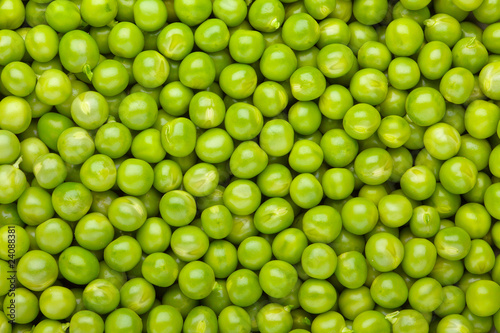 Green peas background